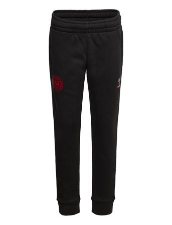 Hmldbu Fan Pants Kids Joggebukser Pysjbukser Svart Hummel