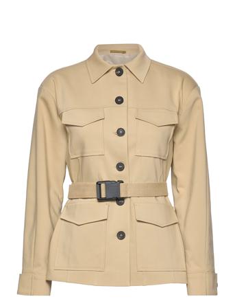 2Nd Arcy - Daily Viscose Mix Outerwear Jackets Utility Jackets Beige 2NDDAY
