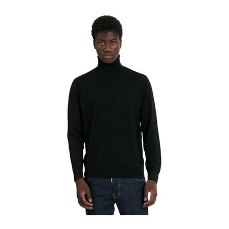 Dsquared2, Turtlenecks Czarny, Mężczyzna, Rozmiar: S
