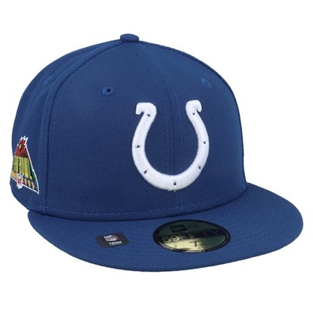 New Era - NFL Ble fitted Czapka Z Daszkiem - Indianapolis Colts NFL Patch Up 59FIFTY Royal Fitted @ Hatstore