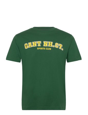 Graphic Ss T-Shirt Green GANT