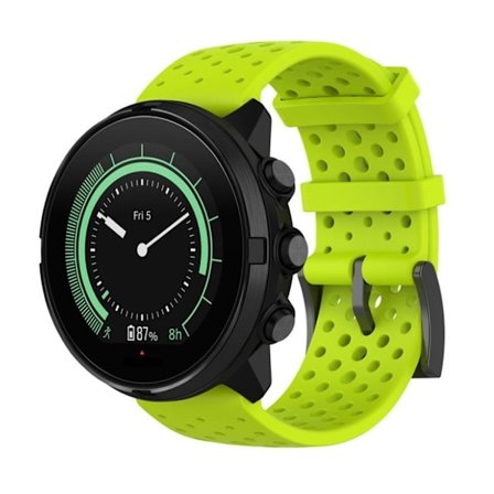 Suunto Spartan Sport Wrist HR Baro / 9 / D5 silikoninen rannekellonauha - Vihreä