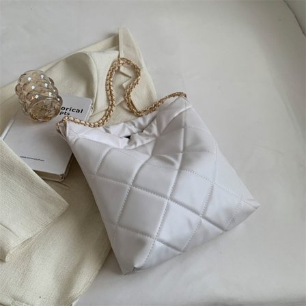 Stoffvesker Underarm Håndveske HVIT