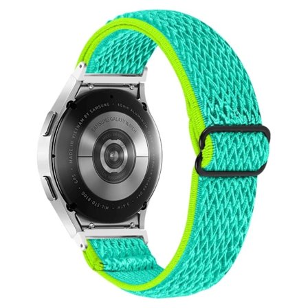 Samsung Galaxy Watch 5 / 5 Pro / 4 klockarmband i nylon - Gul Grön