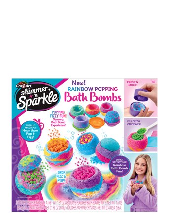 SHIMMER N SPARKLE | Shimmer N Sparkle Rainbow Popping Bath Bombs | ONE SIZE
