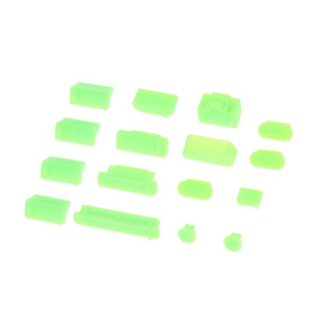 16st/ set Laptop dammplugg Set USB Port VGA gummiskydd