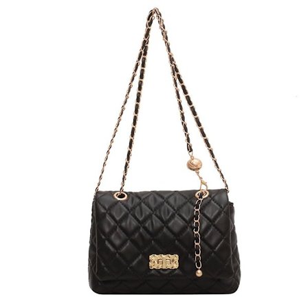 Dame skuldertaske Fashion Clutch håndtaske Quiltet designer Crossbody taske med kæde rem