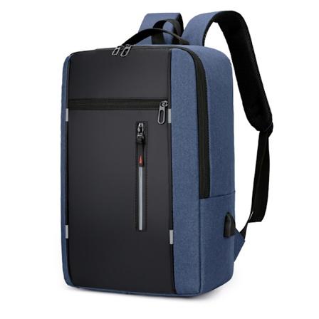 Uusi tyylikäs yksinkertainen business casual -reppu, jossa on suuri kapasiteetti, monitoiminen USB-tietokonepussi, muodikas korealainen tyyli, 