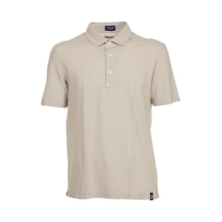 Drumohr Polo T-Shirt , Beige , Heren , Maat: S