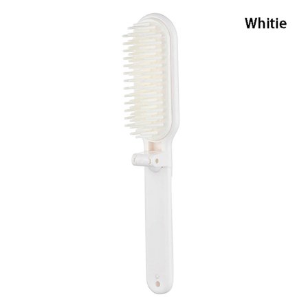 Foldbar hårkam Bærbar fritlende hårbørste Antistatisk He