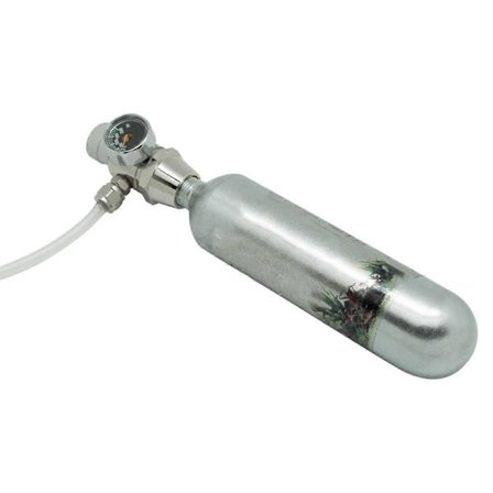 Akvarium CO2 Regulator 2000psi Tryckmätare för 6mm Sugrör 5/8-18UNF