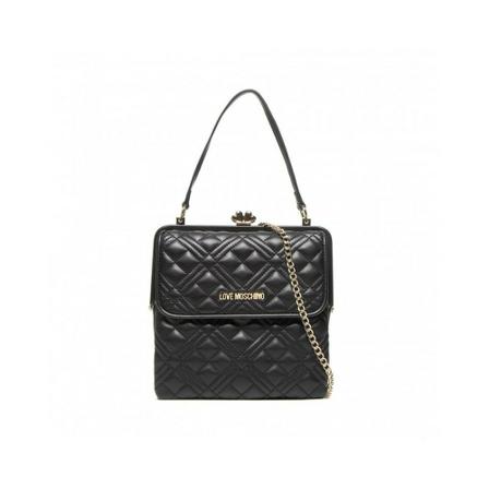 Love Moschino Hand handTas with pencil shoulder Tas quilted , Zwart , Dames , Maat: ONE Size