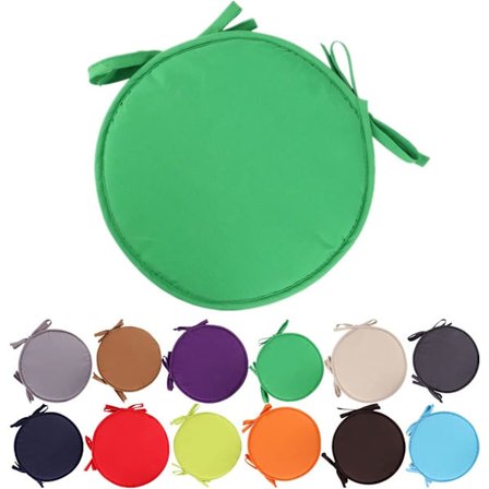 Farverige indendørs/udendørs stol hynder runde sædehynder have terrasse hjem hynder - diameter 30cm/38cm, terrasse møbler hynde betræk, runde sæ