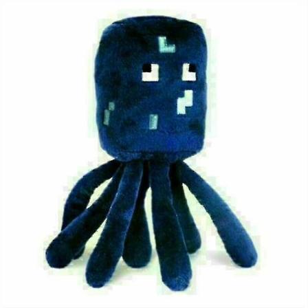 Minecraft Plysch Barn Gåva Barn Gosedjur Mjuka Plyschar Födelsedagsleksak A Squid