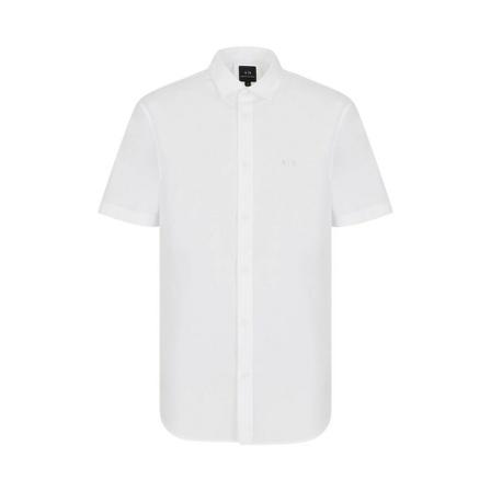 Armani Exchange Short Sleeve Shirts Hvid, Herre Skjorter