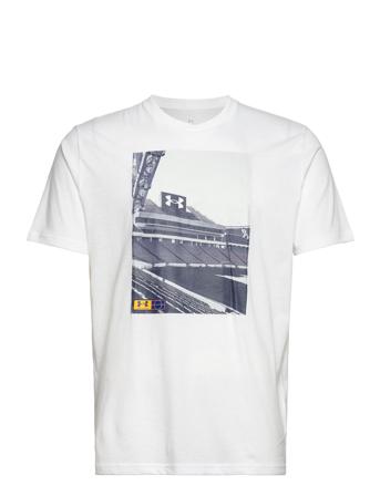 Ua Photoreal Field Gf Ss T-shirts Short-sleeved Valkoinen Under Armour