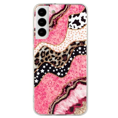 Deco Samsung Galaxy S22 Plus Etui - Lyserød / Cow