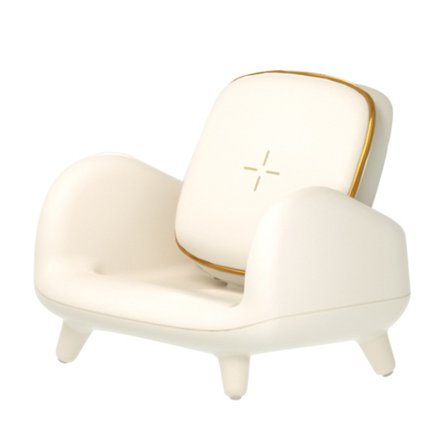 15W Trådløs Lader Hurtiglading Sofa Design Ladestasjon Kompatibel med iOS Telefoner Universal