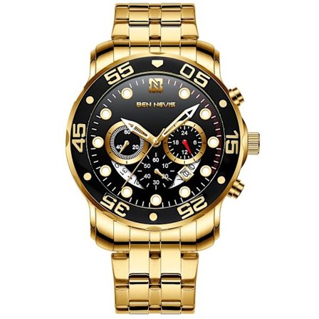 Ben Nevis herrklocka i kvarts (guld)