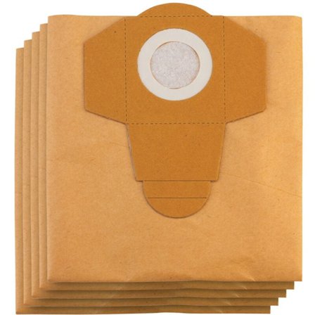 5 stk. udskiftningsstøvsugerposer til 20 liter (kompatible med 20-liters våd- og tørstøvsugere) - 47x30 cm