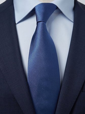 John Henric Men's Blaue Krawatte Size 8