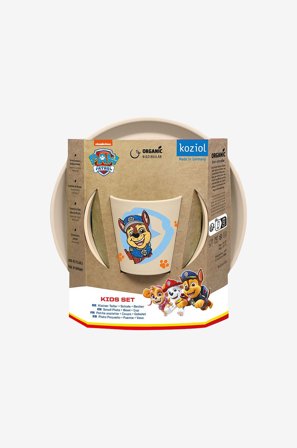Koziol - Barn Set Connect Paw Patrol 3 delar - Beige - Barnserviser & tillbehör - Från Homeroom