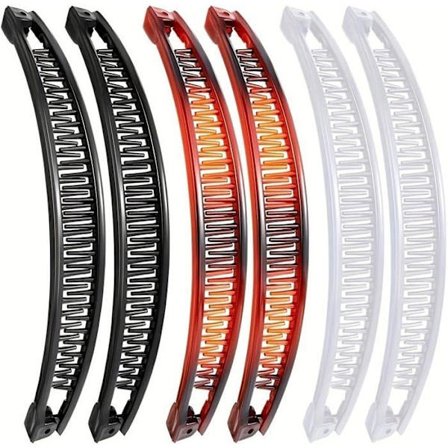 Vintage Banan Clip Stykker Store Banan Hårklemmer Banan Hårklemmer - Hårklemme - Hårelastik - Hårelastik