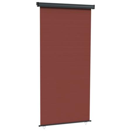 Vidaxl Balkongmarkis 117x250 Cm Brun Brun