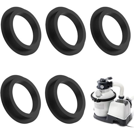 5 stk. reservetætninger til poolfilterpumpe, reservedele til sandfilterpumper, L-formede drejningsmomentkoblinger, 11412 skiver til 26323ca, 26323eh