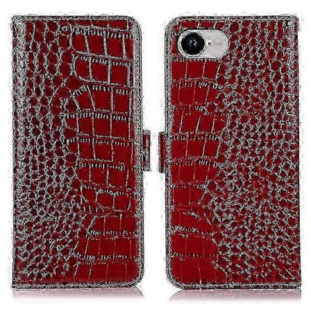 iPhone 16e Kotelo Lompakko Käännettävä Aitoa Lehmännahkaa Puhelinkuori