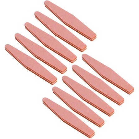 10 stk. neglefile, svamp, dobbeltsidet poleringsplade