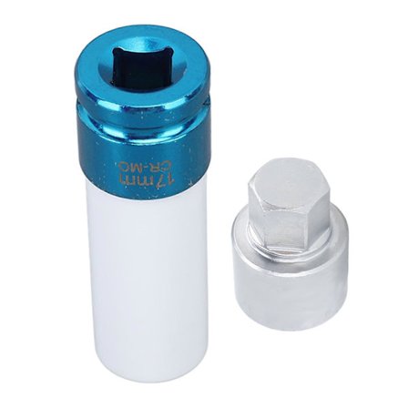 Hjulbultnyckel med lås, stöldskydd, ersättning för Benz A-klass, B-klass, C-klass, E320 E204 E211 E212 med hylsa/innerdiameter 1