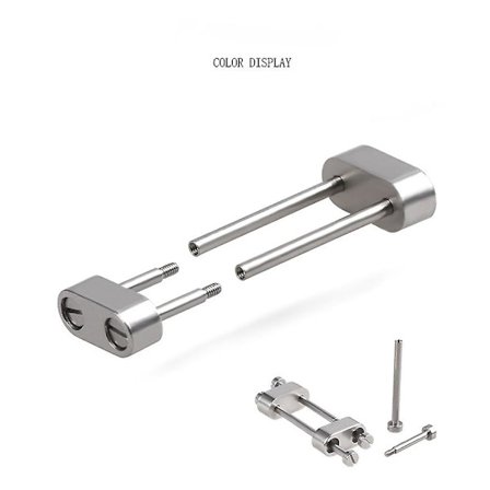 Kellon rannekkeen ruuvitanko ja mutteri Suunto CORE -kelloon, ruostumattomasta teräksestä valmistetut adapterit ja liittimet