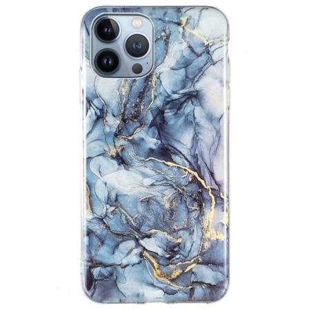 Marble iPhone 13 Pro Max Suojakotelo - Harmaa Silver grey