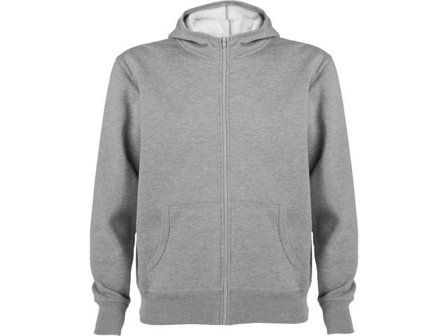 ROLY Hoodie zip Montblanc uni gråmel 3XL - Lyreco - Arbetskläder - Arbetströjor - Hoodies och luvtröjor