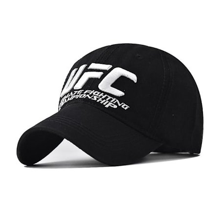 Huacreate Baseball Cap Ufc Broderad Peaked Cap Klassisk Fighting Baseball Cap
