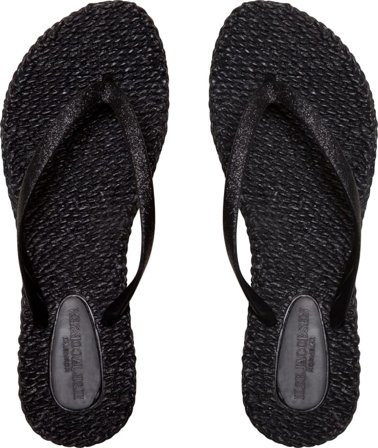 Ilse Jacobsen Flip Flops With Glitter Women sandals Black 36