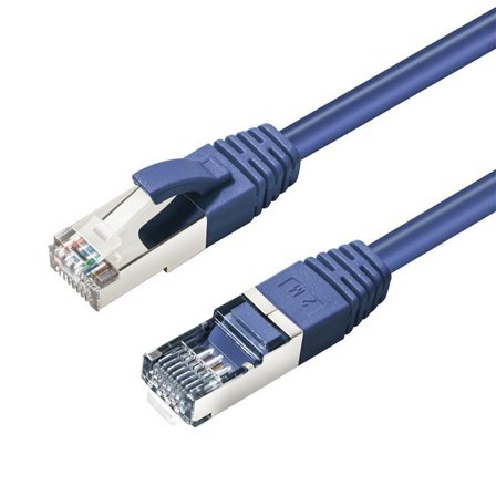 MicroConnect koblingskabel - 2 m - blå