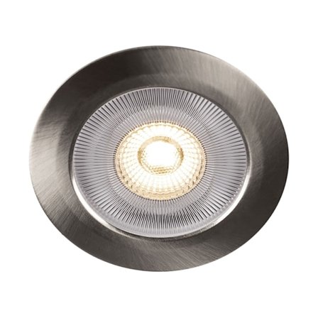 LLITT Alice 12V Infälld downlight 2700K IP44 340lm Borstad stål 1-pack