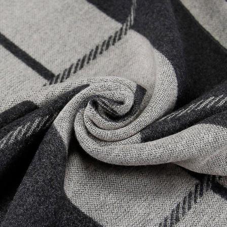 Höst och vinter Ny plädfärgblock varm herrscarf Medelålders kashmir tofshalsduk