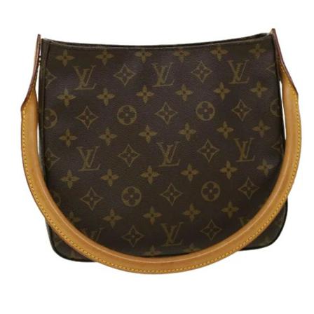 Louis Vuitton Vintage, Pre-owned Canvas louis-vuitton-bags Bruin, Dames, Maat:ONE Size