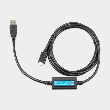 VE.Direct to USB interface Victron, fits VE.Direct devices to Color Control GX, 1.75 meter