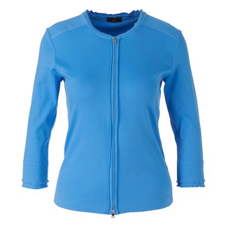 Marc Cain, Zip-throughs Blauw, Dames, Maat:M