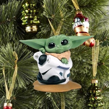 IC Baby Yoda hängande julgransprydnad, hängande dekoration, Xmas 4#