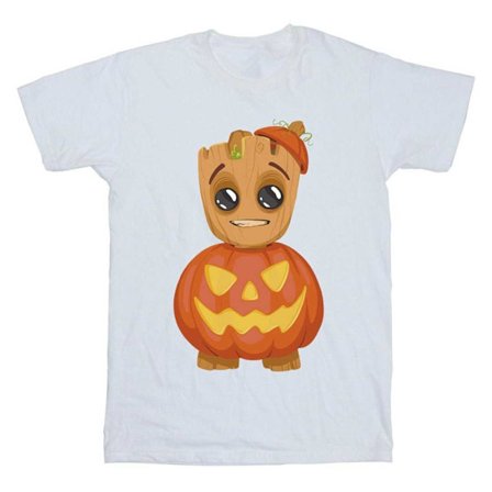 Guardians Of The Galaxy Pojkar Groot Pumpa Bomulls T-Shirt 3-4 År
