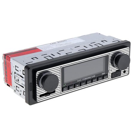 Lcd 12v Bil Fm Radio Bil Retro Stereo Modtager Aux Bluetooth Usb Mp3 Radio Afspiller Bil Audio Musikafspiller I Dash Modtager