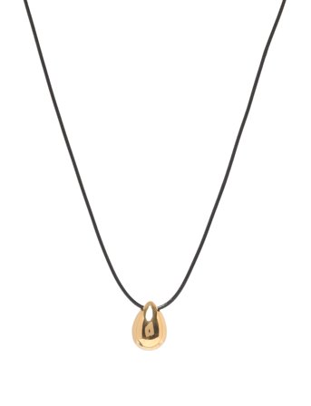 Bud to rose | Drop Cord Necklace Gold | ONE SIZE