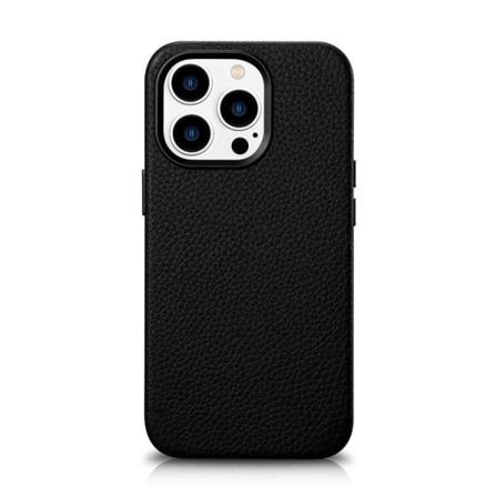 Icarer Iphone 14 Pro Skal Magsafe Äkta Läder Litchi Premium - Sv