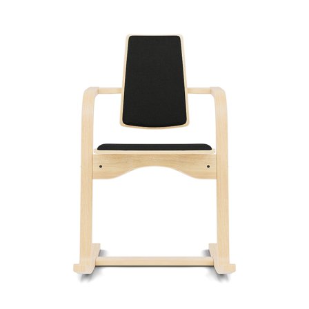 Varier Furniture Actulum - Black Polyester - Natural base