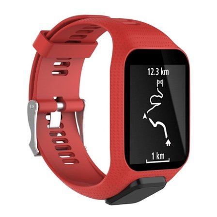 TomTom Runner/Spark/Adventurer 2/3 blød silikone cover - Rød
